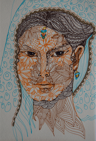 Vipula Saxena drawing
